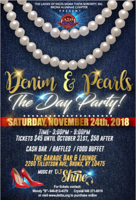 Denim and Pearls Day Party